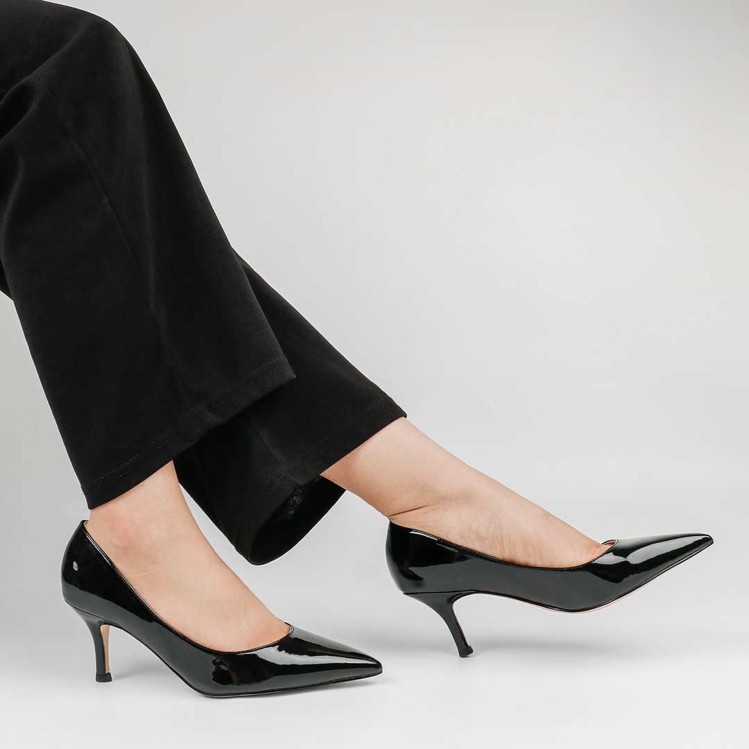 2.36" Kitten Heels Pumps Comfortable Women Daily Shoes-MERUMOTE