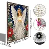 Xmas Angel Framed Special Shape Diamond Painting Kit 25x25cm
