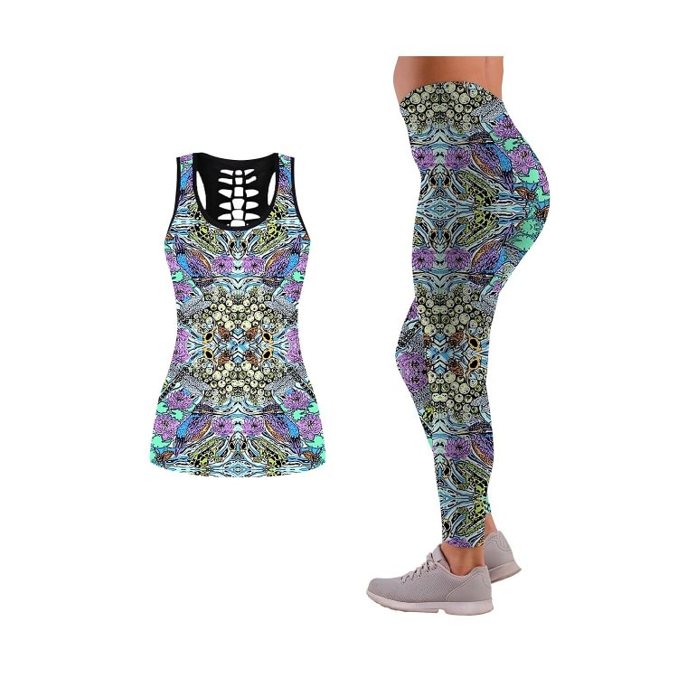 Women's Workout Outfits Yoga Suit 2 Piece