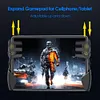 Mobile PUBG Game Controller Six Finger Gamepad Trigger for Tablet Phone