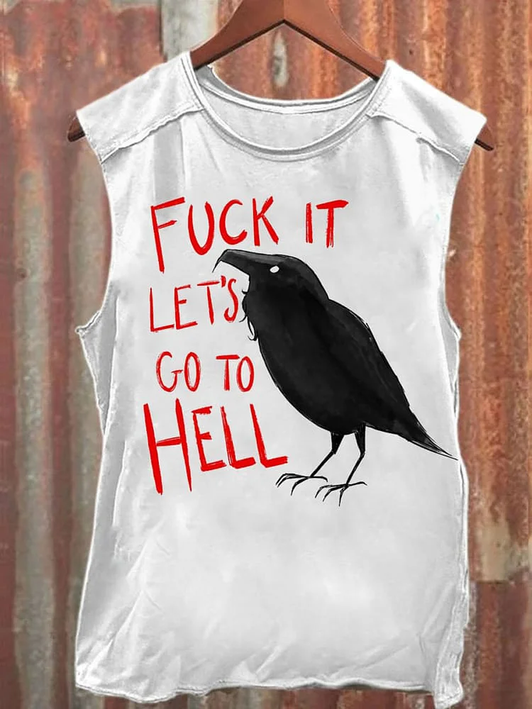 Teecade Teecade Let’s Go To Hell Unisex Classic Tank Top