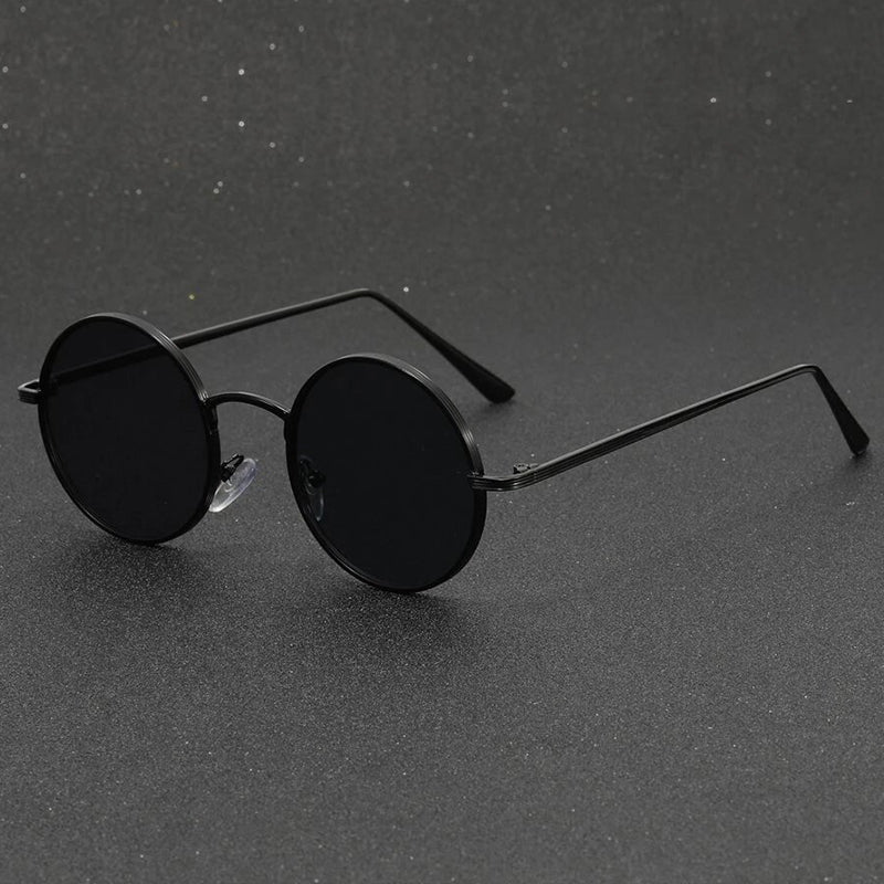 Men Titanium Alloy Frame Vintage Sunglasses