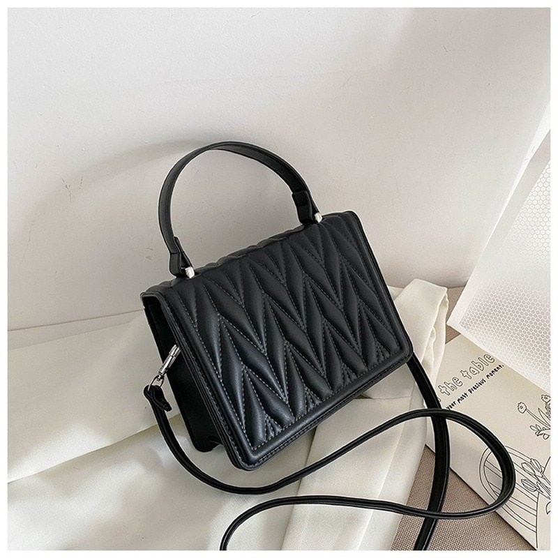 Geometric Embossing PU Leather Solid Color Crossbody Shoulder Messenger Bag Casual Ladies Small Clamshell Handbags Flap Purse US Mall Lifes