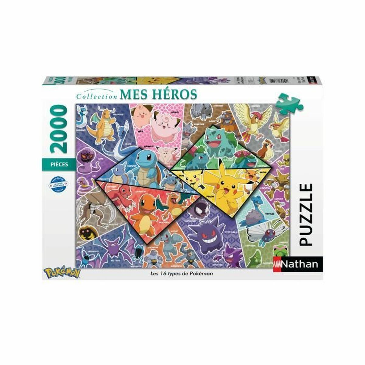 Puzzle Nathan Pok&eacute;mon 2000 Pieces