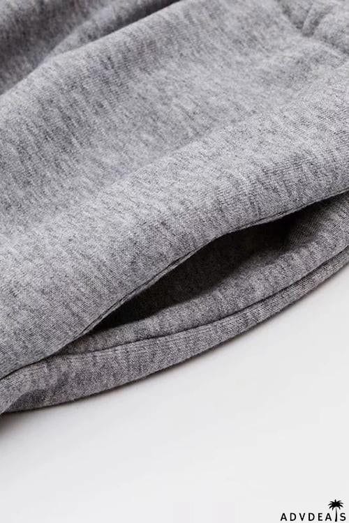 Solid Elastic Joggers