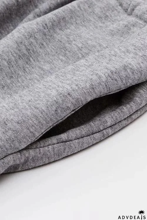 Solid Elastic Joggers