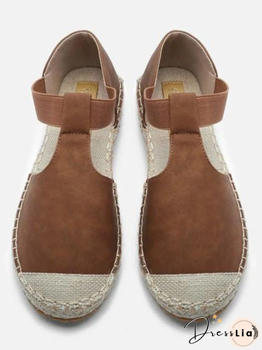 Linen Straw Fisherman's Roman Sandals