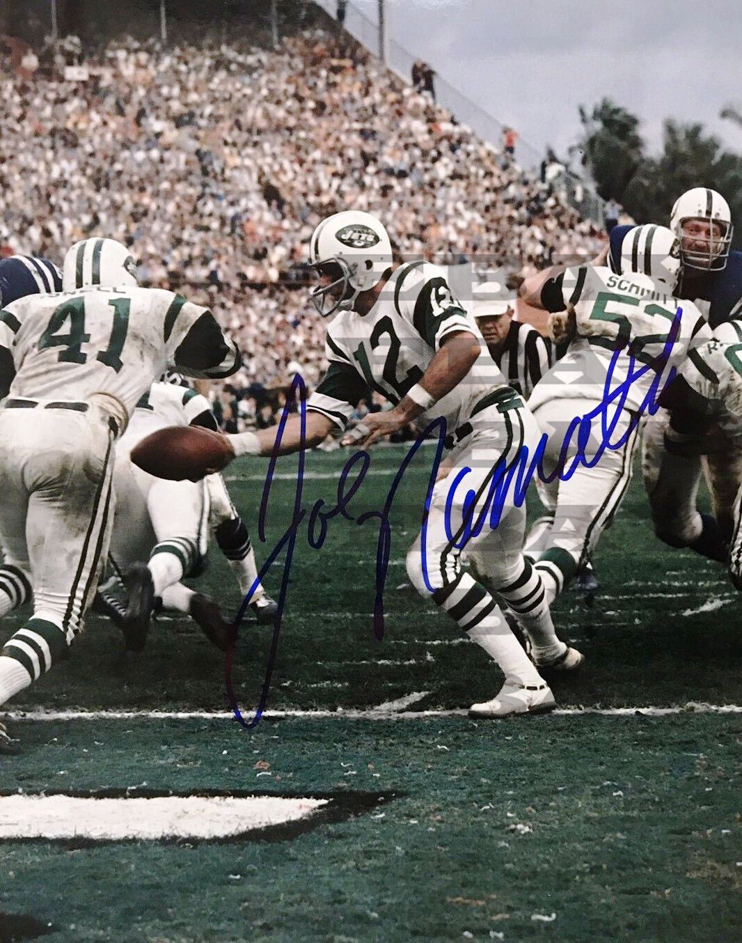 Joe Namath NY Jets NFL HOF Signed 8x10 autographed Photo Poster painting Reprint