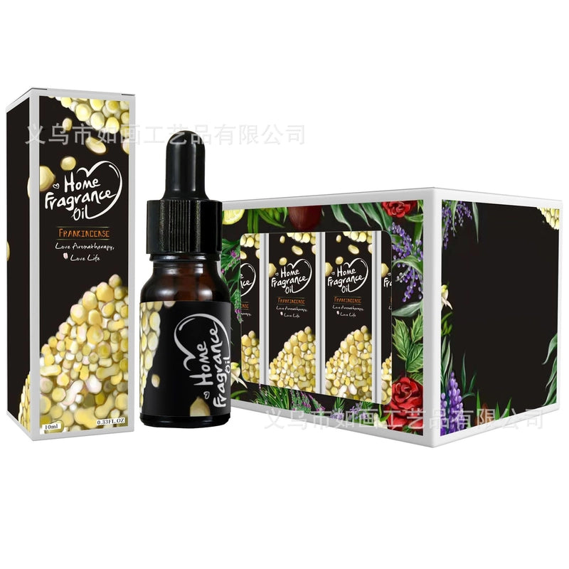 12 Pieces Humidifier Diffuser Dropper Aromatherapy Essential Oil Bedroom Relaxation Soothing Fragrance Source Factory 24 Flavor Plant Essential Oil