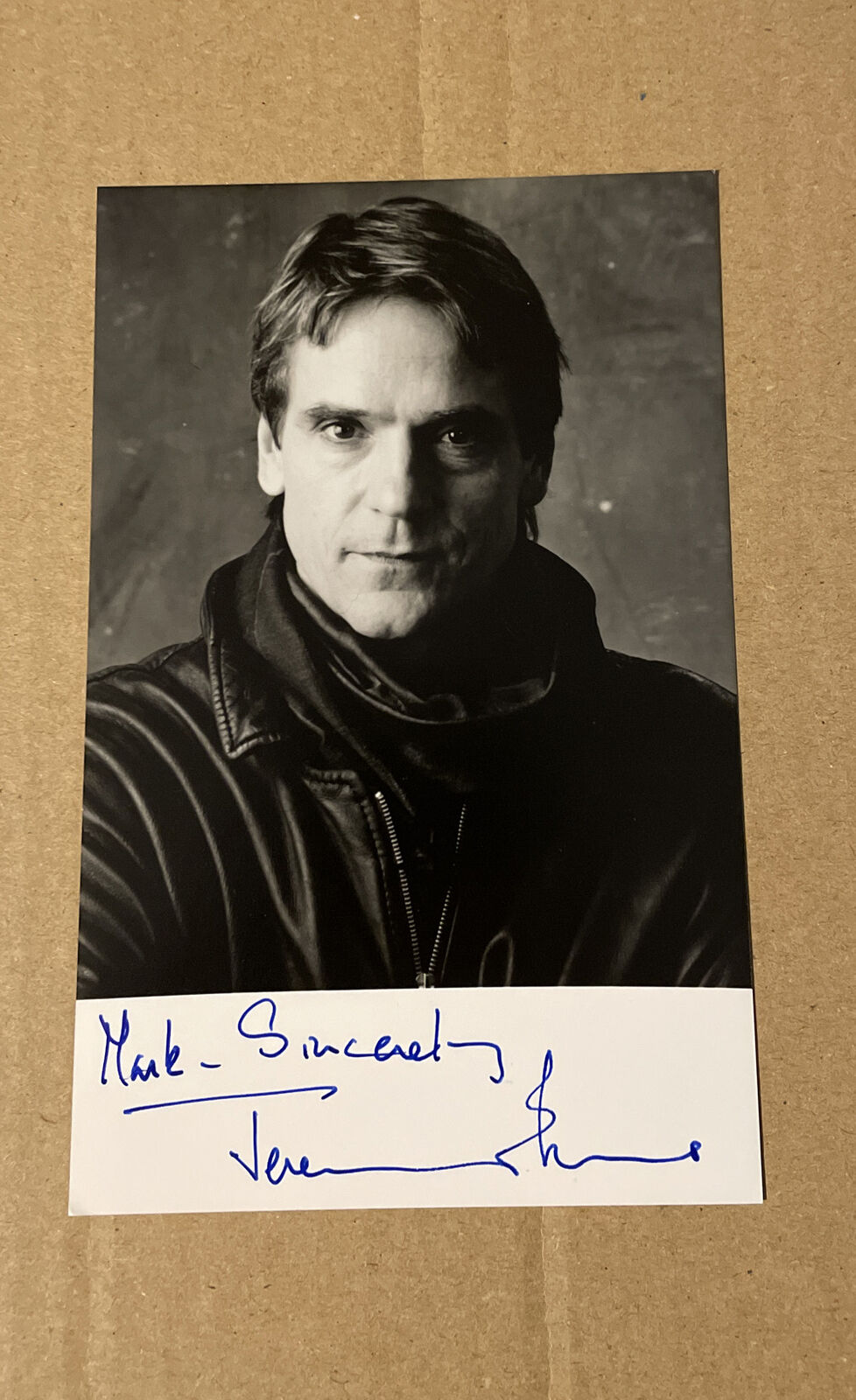 Jeremy Irons Hand Signed 6x4 Photo Poster painting Autograph Scar Lion King (Personalised)