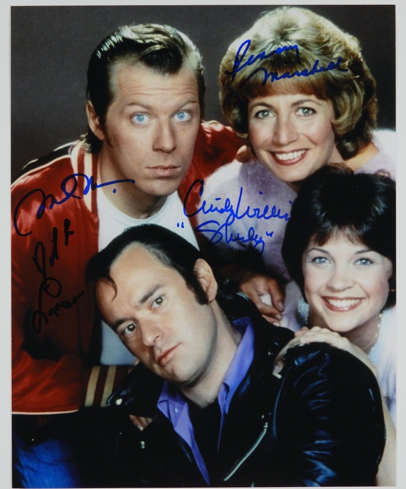 Laverne And Shirley Cast JSA Autograph Signed Photo Poster painting 8 x 10 Penny Marshall +