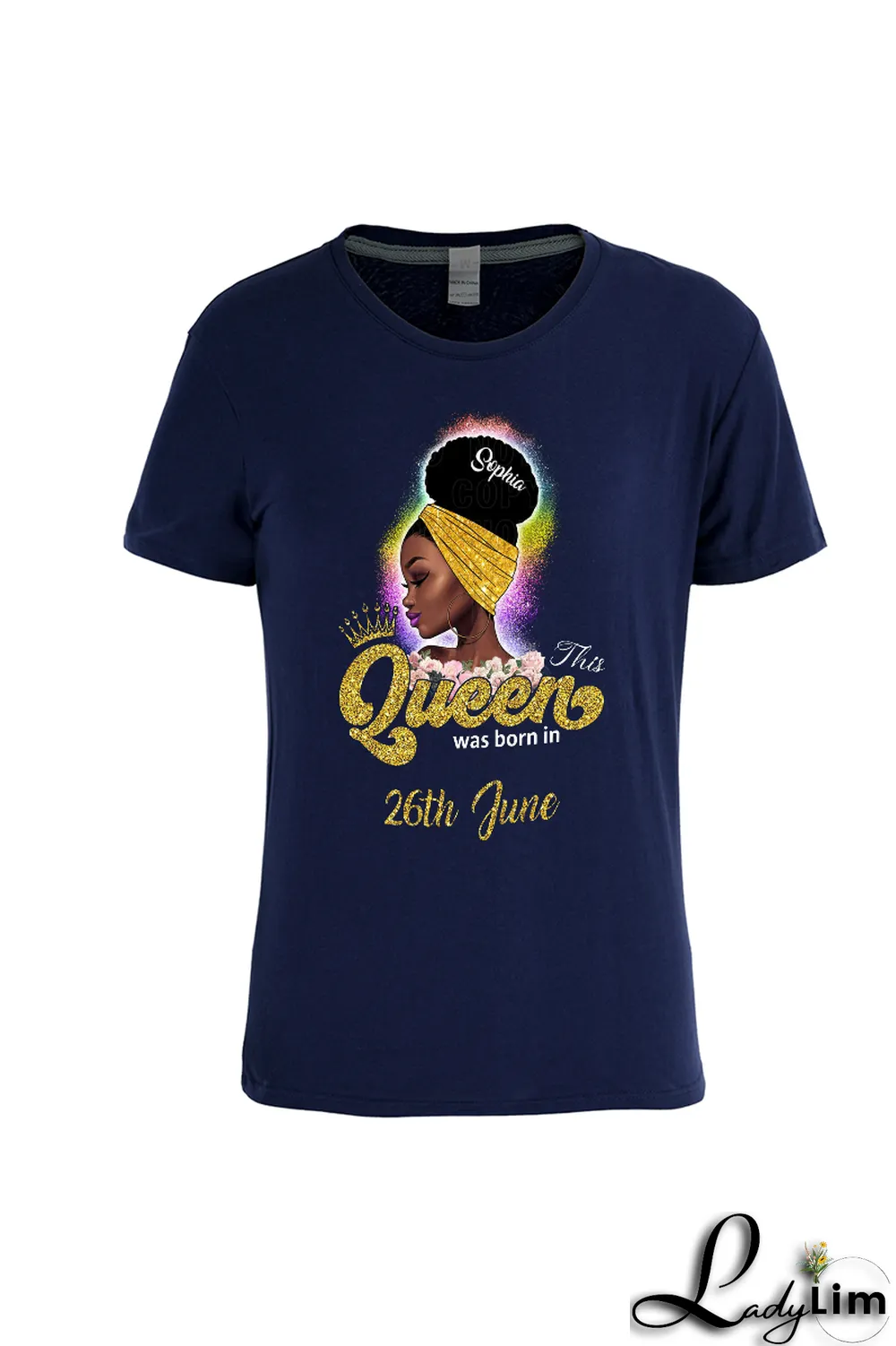 Black Fashion Vintage Print Letter O Neck T-Shirts