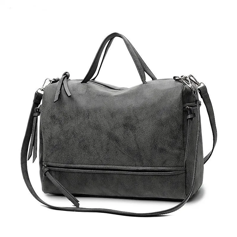 New frosted motorcycle bag retro portable shoulder bag