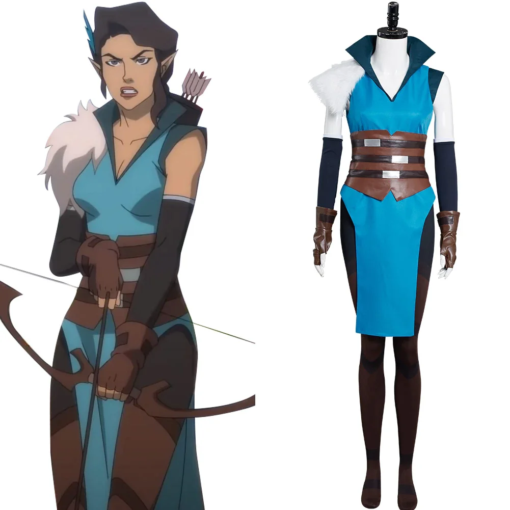 The Legend of Vox Machina - Vexahlia Vessar Cosplay Costume Outfits Halloween Carnival Suit