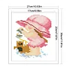 House-Partial 9CT Stamped Cross Stitch Bead Embroidery 17*20cm