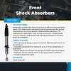 TrendsAuto Bilstein Set of Front and Rear B8 5100 Series Shocks fits 2014-2018 Ram 2500 with 2-2.5" Front Lift & 0-1" Rear Lift w/o Air Leveling Suspension | Includes TrendsAuto Decal