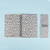 12PCS Black and White Geomtric Abstract A6 / A7 Paper Notebooks Diary Meeting Creative Stationery Boutique Gift