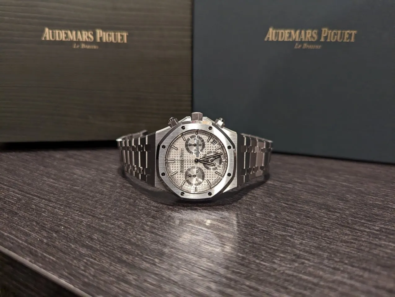 Audemars Piguet Royal Oak Chronograph NEW 26240ST White Dial... for $53,750 for sale from a Seller on Chrono24