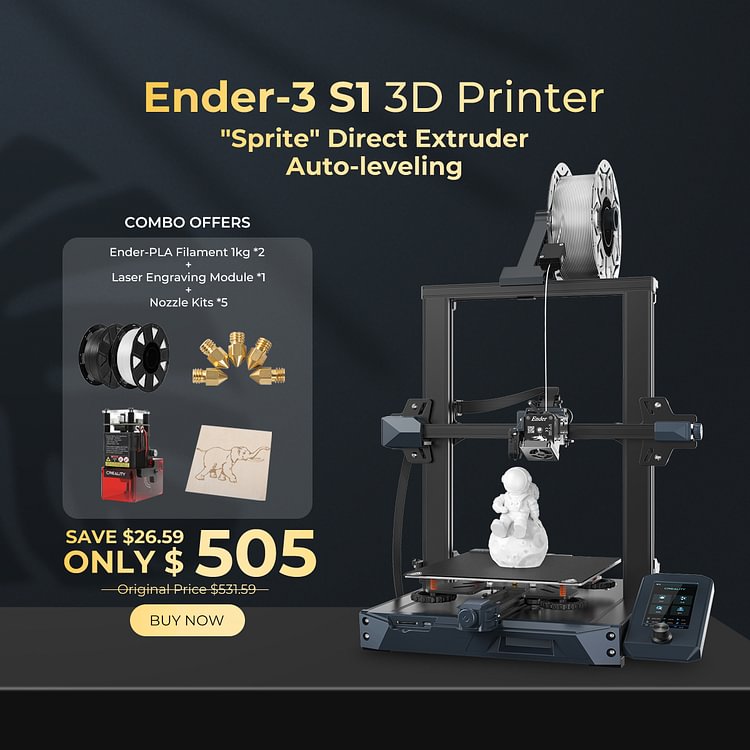 Ender-3 S1 3D Printer Premium Combo 