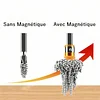 6.35mm Embouts de Tournevis à anneau magnétique amovible