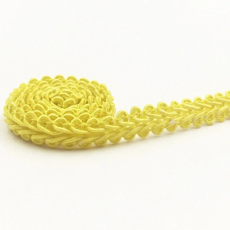 5Meters 8mm Trim Sewing Lace Gold Silver Centipede Braided Lace Ribbon Home Party Decoration DIY Clothes Curve Seing Lace