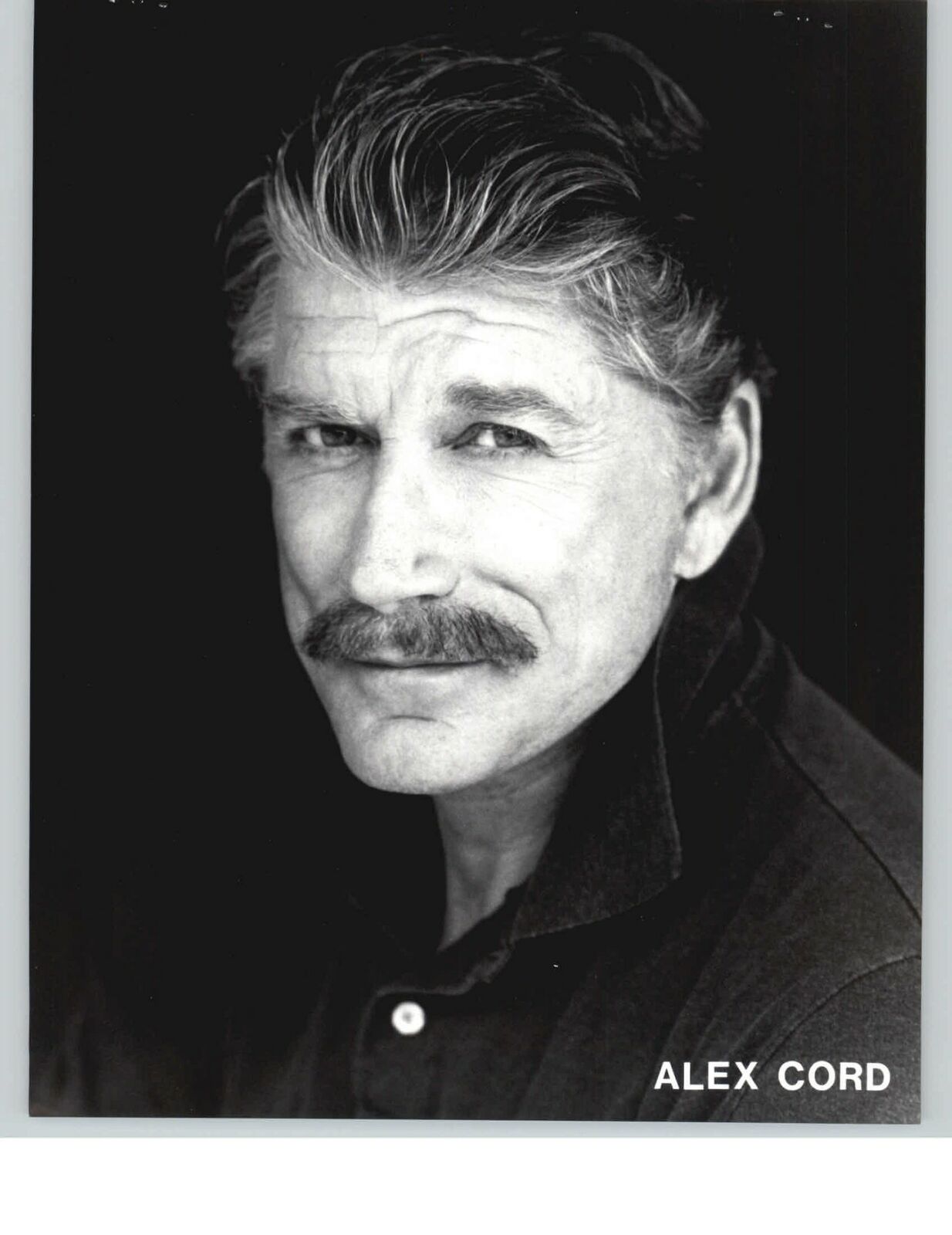 Alex Cord - 8x10 Headshot Photo Poster painting - Airwolf