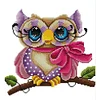 Owl - 14CT Stamped Cross Stitch 31*28cm/12.2*11.02in