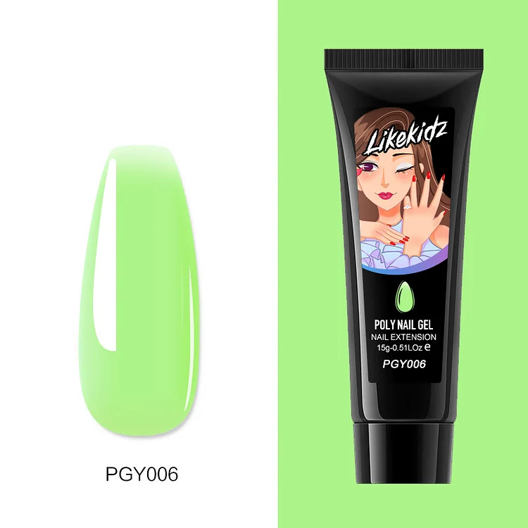 Poly Nail Gel - Grass Green