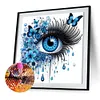 Oeil de l&rsquo;&acirc;me-peinture sp&eacute;ciale diamant partiel-30*30cm