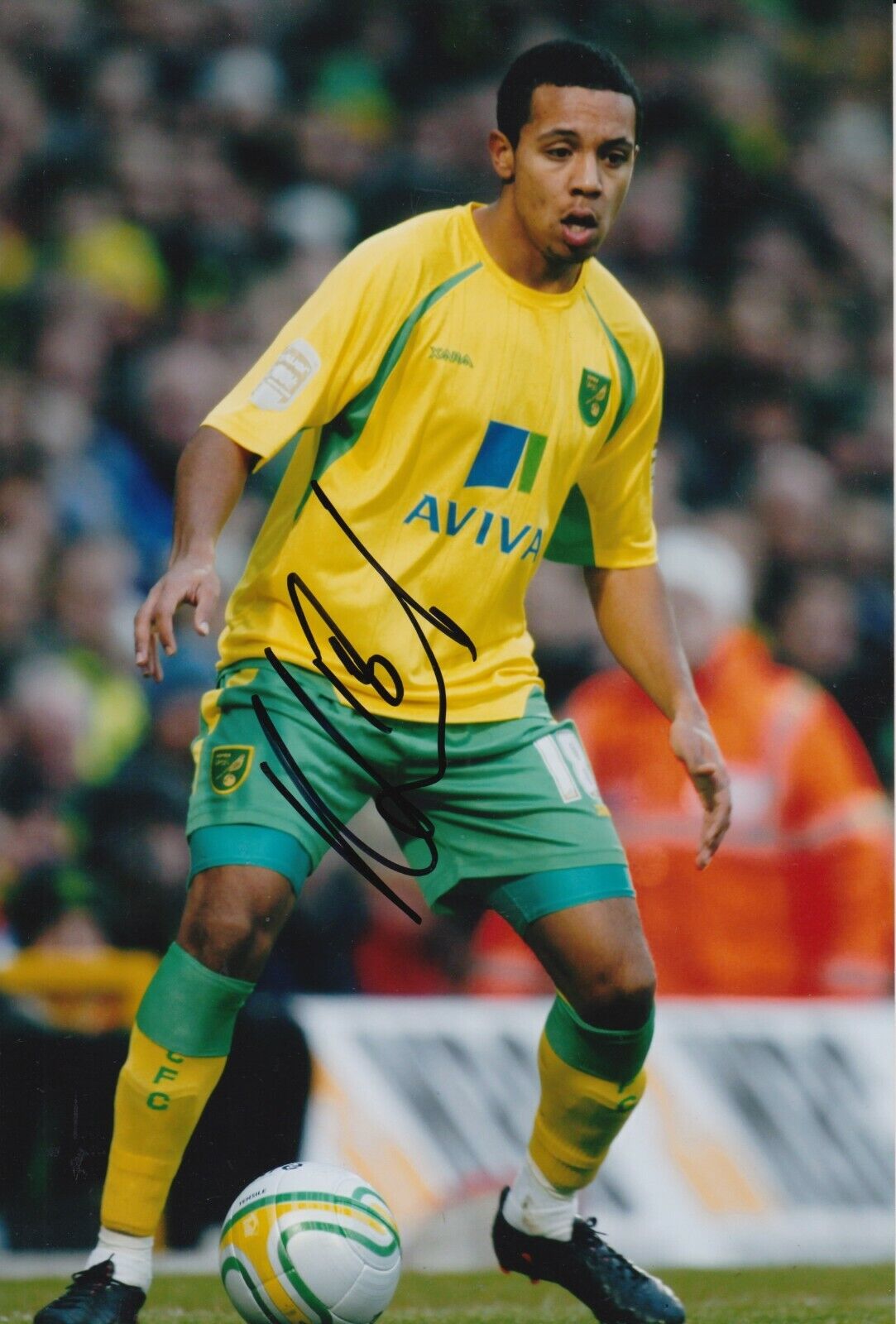 Korey Smith Hand Signed 12x8 Photo Poster painting - Norwich City - Football Autograph.