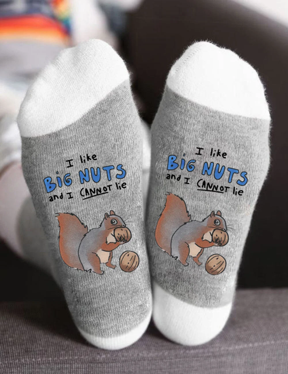 Lizzic I Like Big Nuts And I Cannot Lie Socks