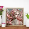 Lady beauty - peinture diamant de forme sp&eacute;ciale - 30*30cm