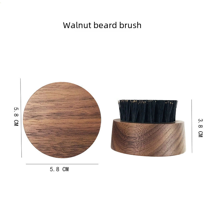 Manufacturer In Stock Special Offer Men’s Curved Beard Brush Facial Beard Brush Men’s Care Tools