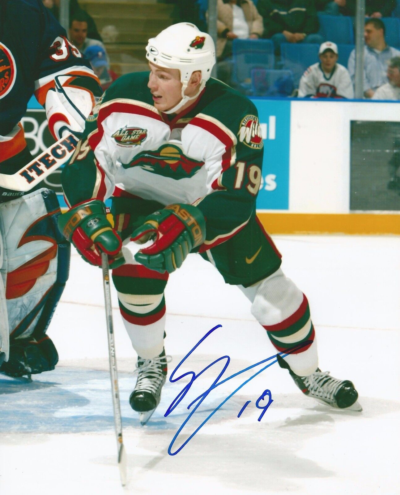 STEPHANE VEILLEUX SIGNED MINNESOTA WILD 8x10 Photo Poster painting with COA