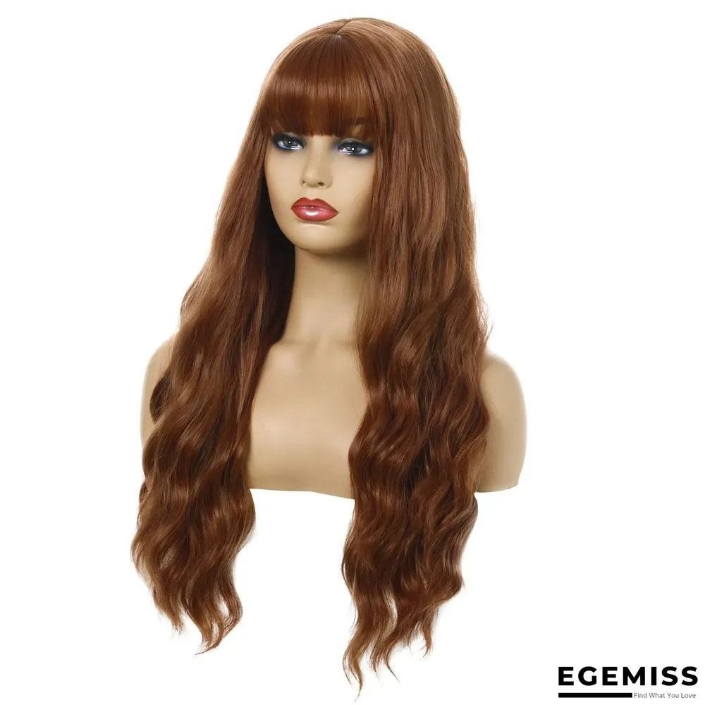 Fashion Long Curly Hair Ladies Fluffy Wavy Curly Headgear | EGEMISS