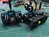 ESP32 smart remote control car with OLED display and supports Bluetooth 4G remote control