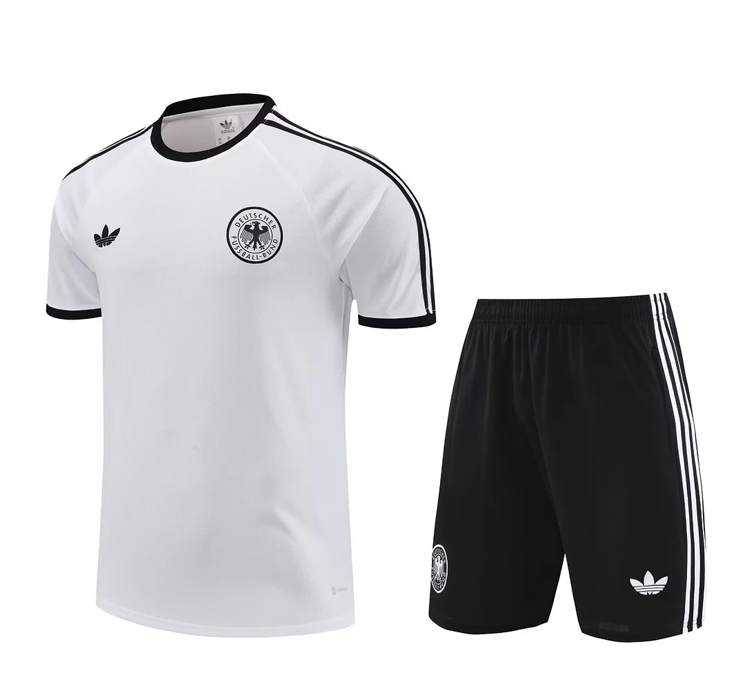 2024 Germany Training Kit White Men's Football T-Shirt Thai Quality