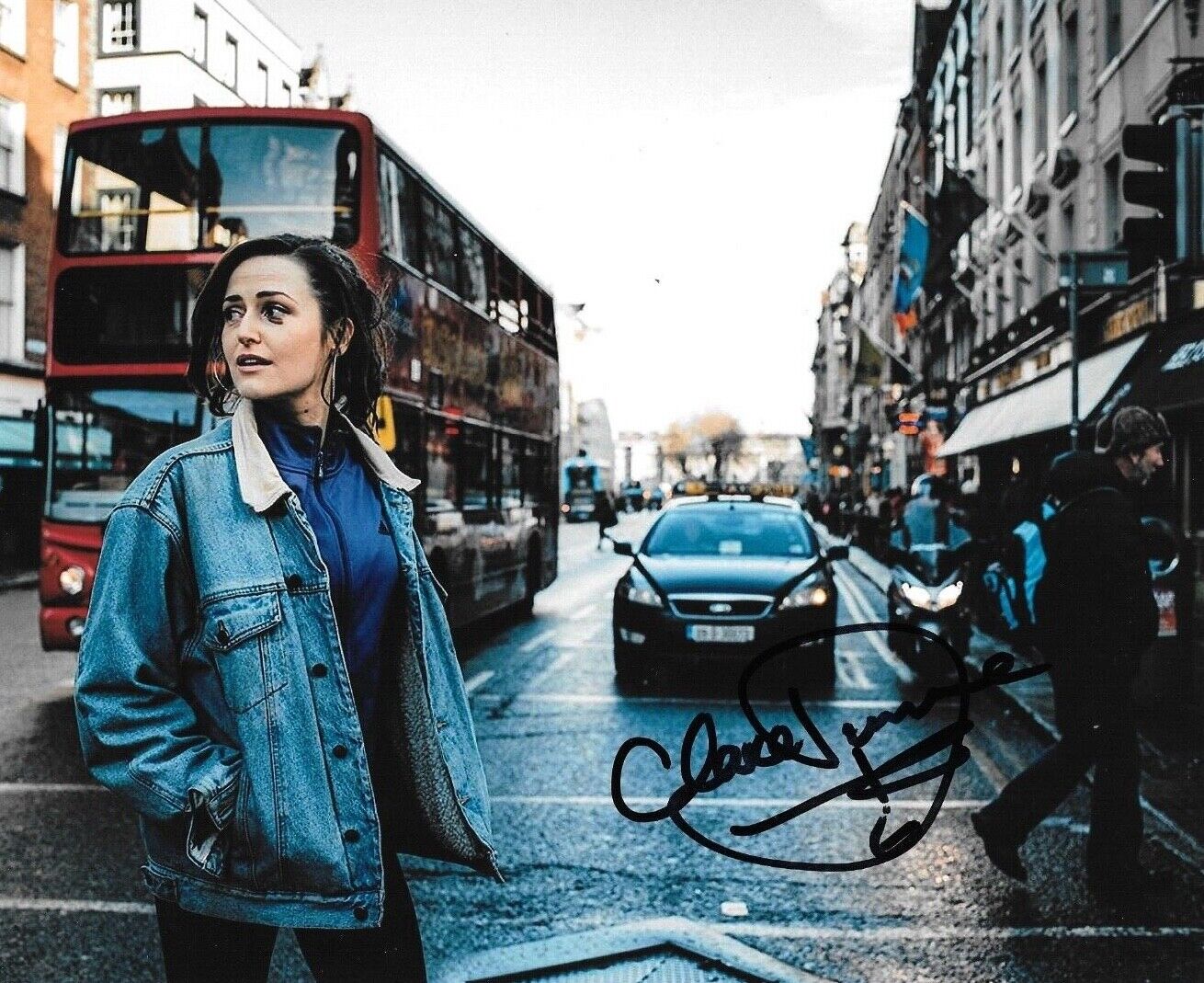 * CLARE DUNNE * signed autographed 8x10 Photo Poster painting * NICE NIGHT FOR IT * COA * 3