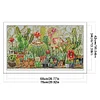 Cactus-14CT Stamped Cross Stitch 76*42cm/29.92*16.54in (Big Size) tapestrymarket