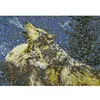Wolf Howling In Snow-14CT Stamped Cross Stitch 56*42cm/22.05*16.54in tapestrymarket