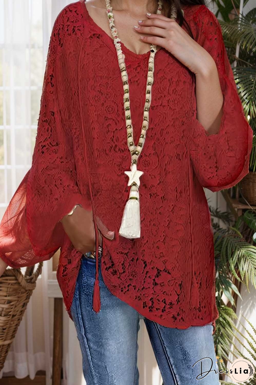 women s blouse white floral lace long sleeve daily vacation streetwear elegant casual v neck plus size l