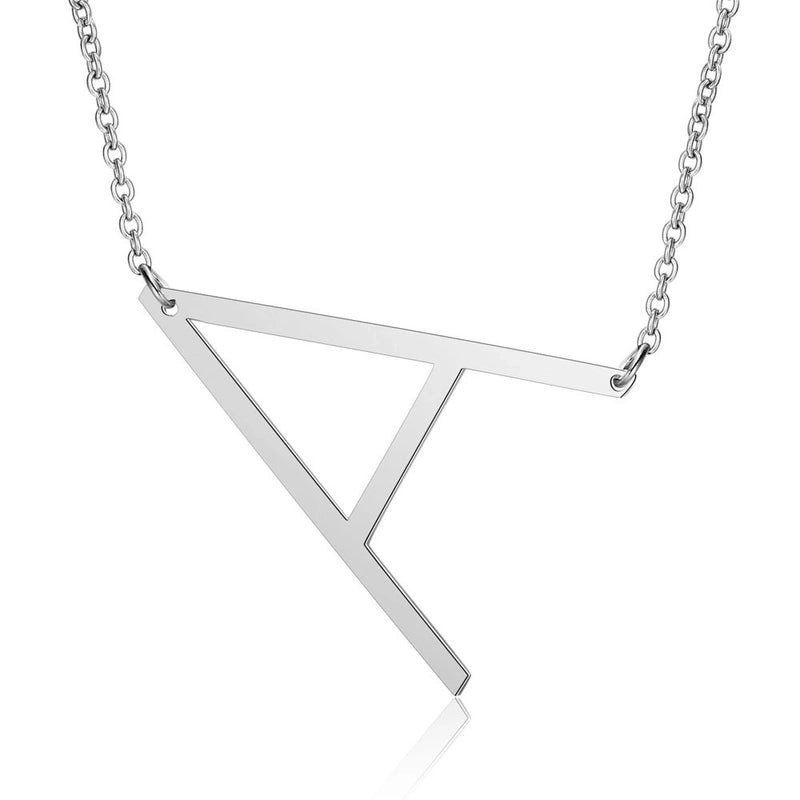 Stainless Steel Fashion Polishing Letter Necklace