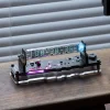 Original IV18 fluorescent tube clock art creative technology sense ornaments table set simulated Nixie tube cyberpunk