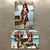 2pcs - Captain Morgan Girl- Vintage Metal  Signs(12*16Inch)-Pin-up-girls