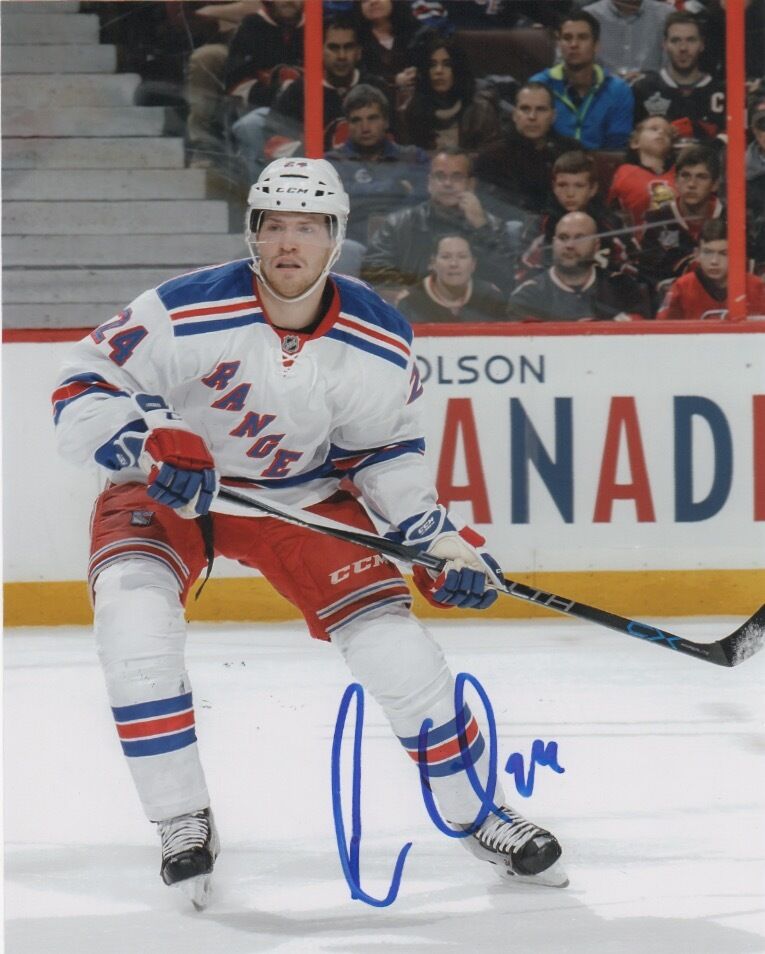 New York Rangers Oscar Lindberg Autographed Signed 8x10 NHL Photo Poster painting COA B