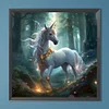 (40*40cm)Forest Unicorn - Full Round Drill Diamond Painting