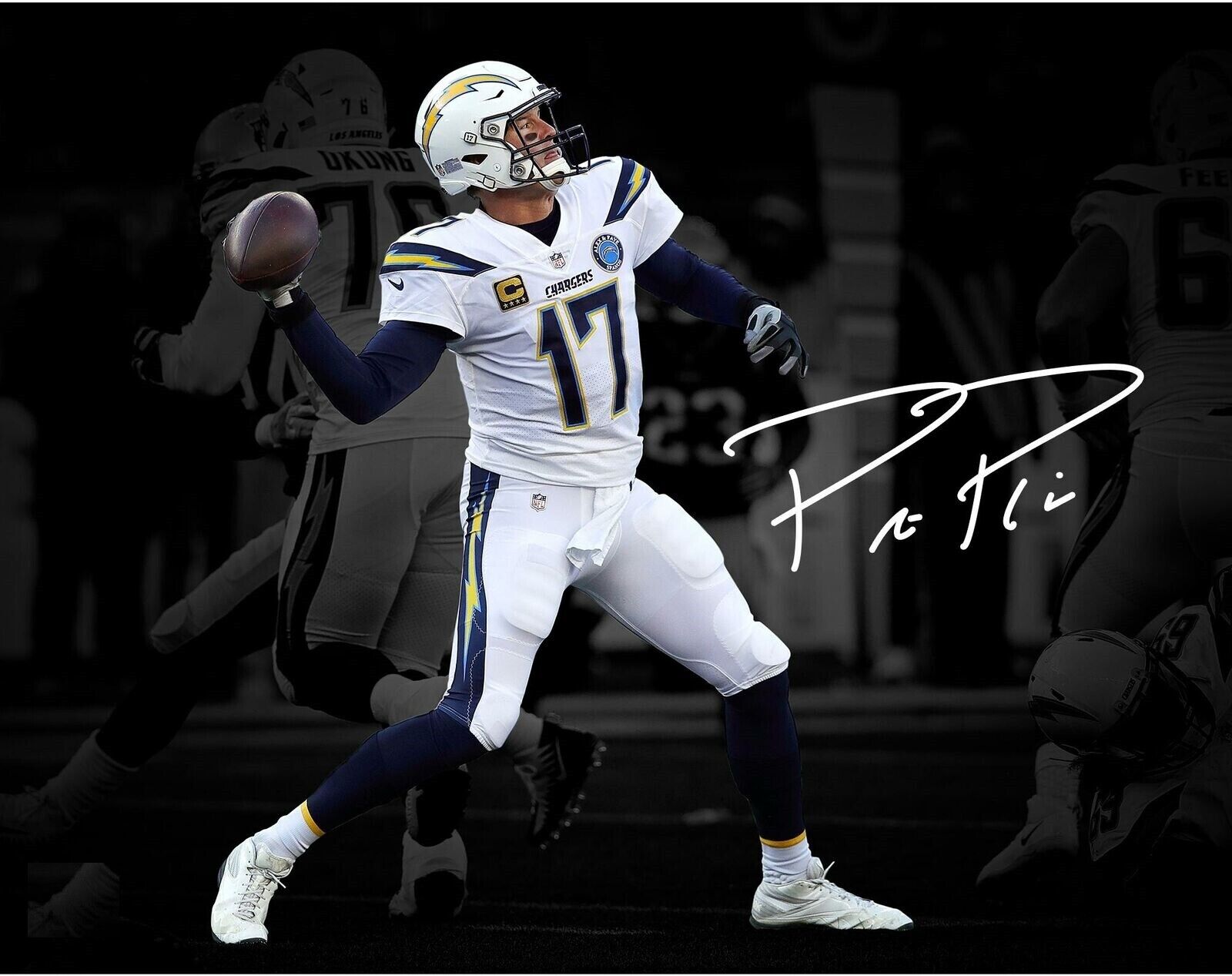 Philip Rivers Autographed Signed 8x10 Photo Poster painting ( Chargers ) REPRINT ,