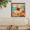Diamond Painting -5D Full Round Drill French Bulldog Puppy(40x40cm)