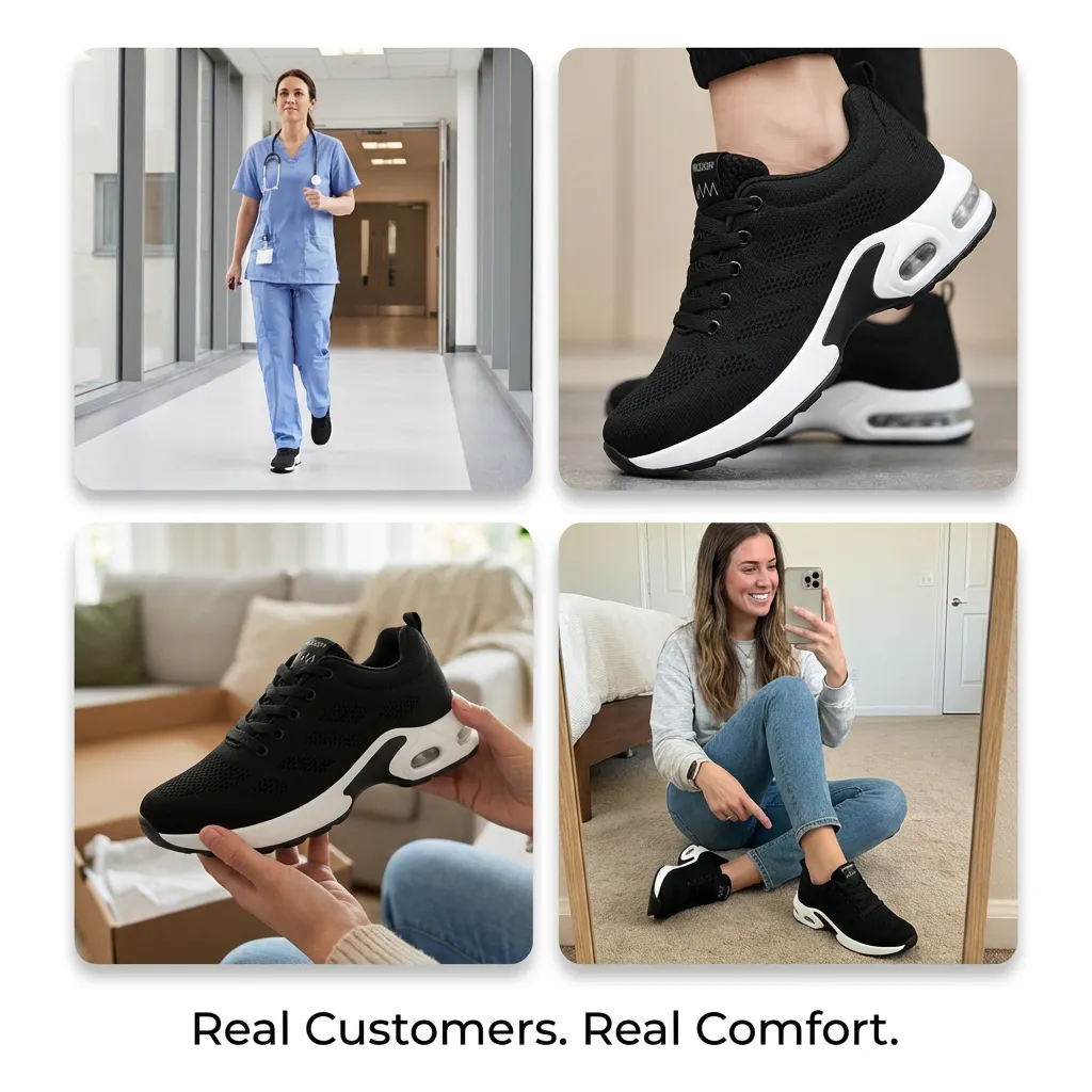 Orthora&trade; Pro &ndash; 12-Hour Shift Shoes for All-Day Foot. Knee & Back Pain Relief 
