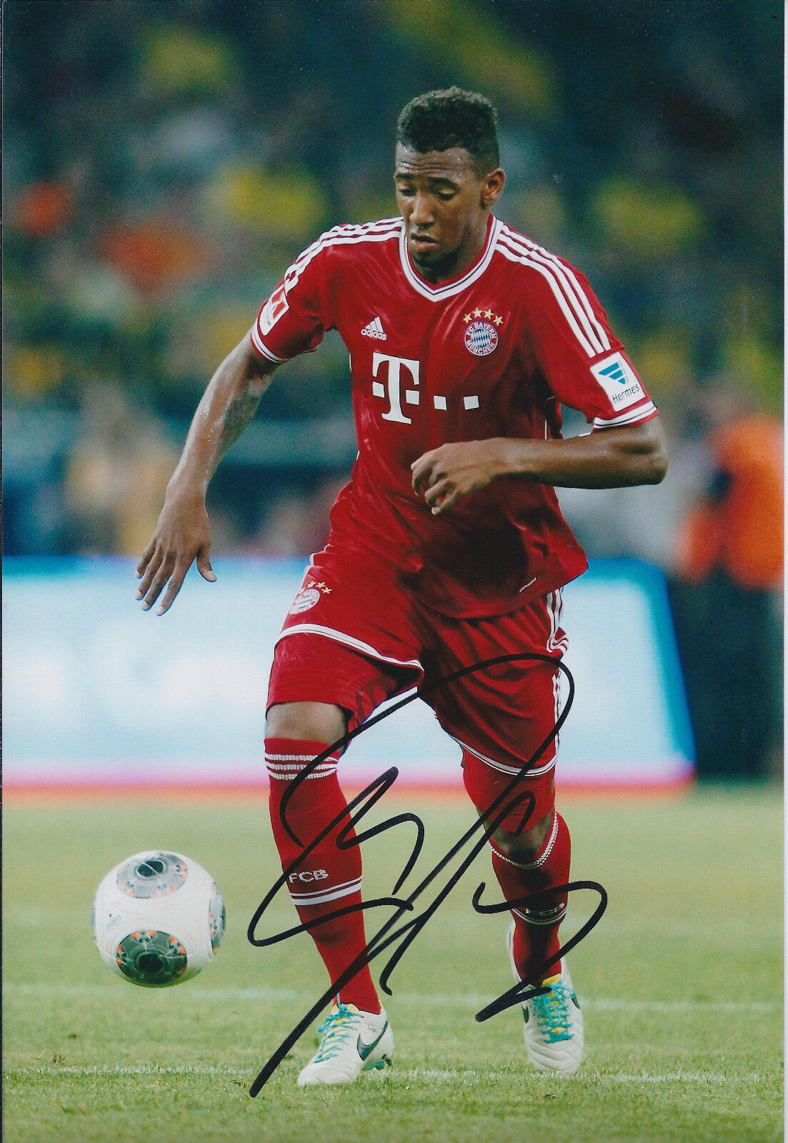 Jerome BOATENG Signed Autograph Photo Poster painting AFTAL COA Bayern Munich Champions League